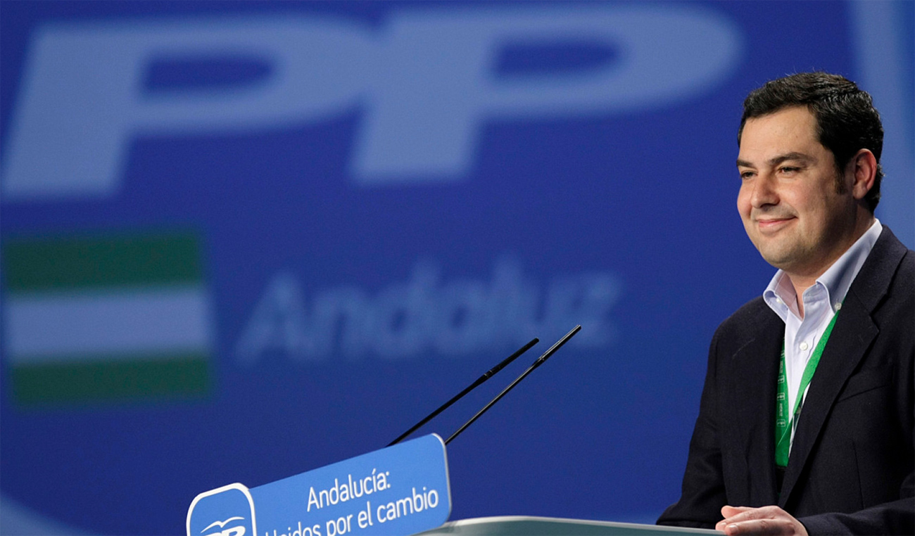Juan Manuel Moreno Bonilla, presidente del PP Andaluz.