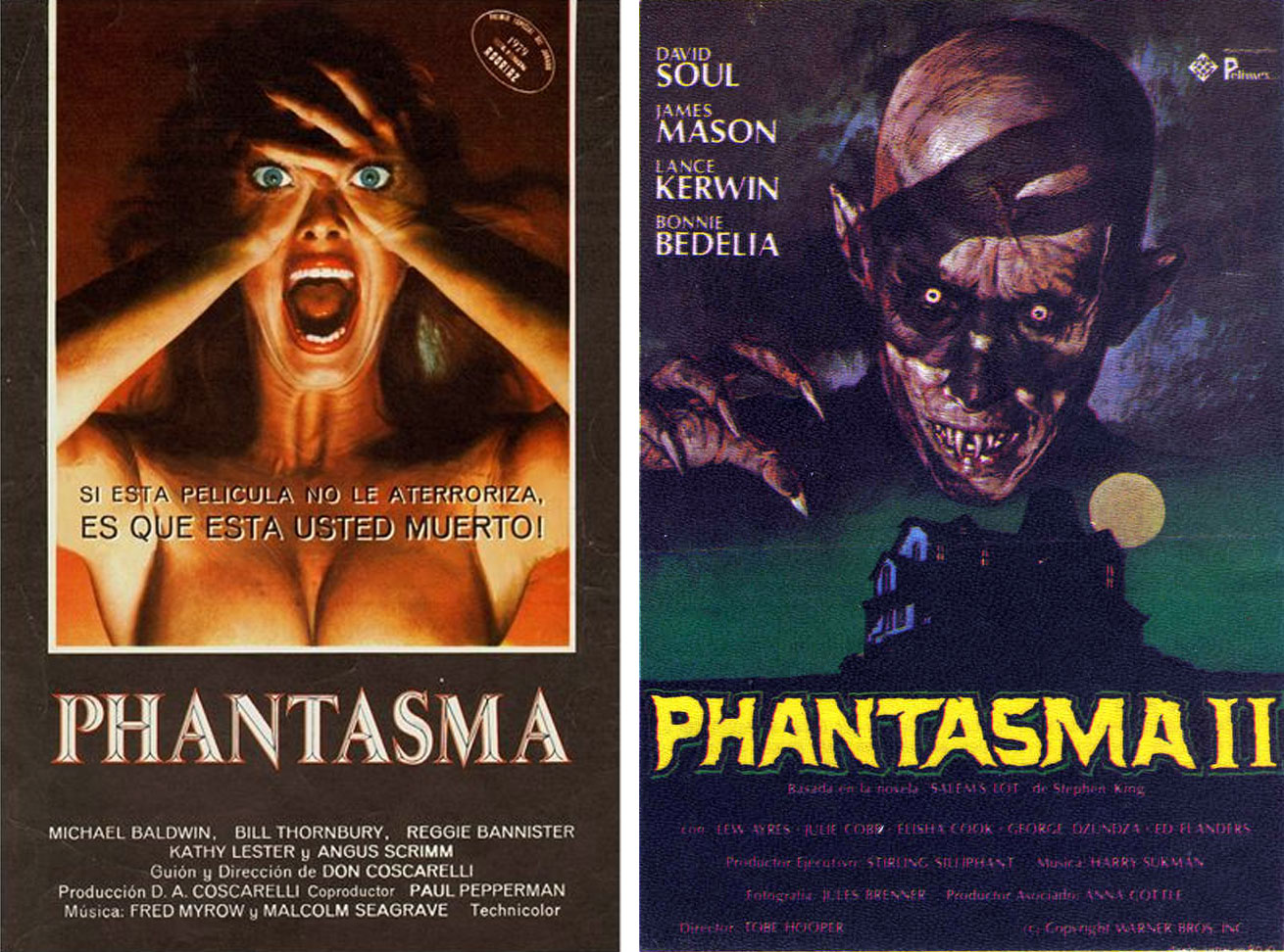 En España se estrenó una falsa secuela de Phantasma, la película de Tobe Hooper Salem´s lot: The movie. | Imagenes: New Breed Productions y Warner.
