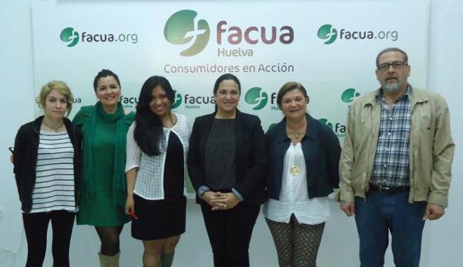 FACUA Huelva muestra su funcionamiento a las concejalas de C...