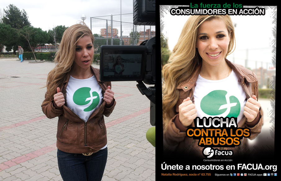 Natalia protagonizar� una campa�a de FACUA contra los abusos...