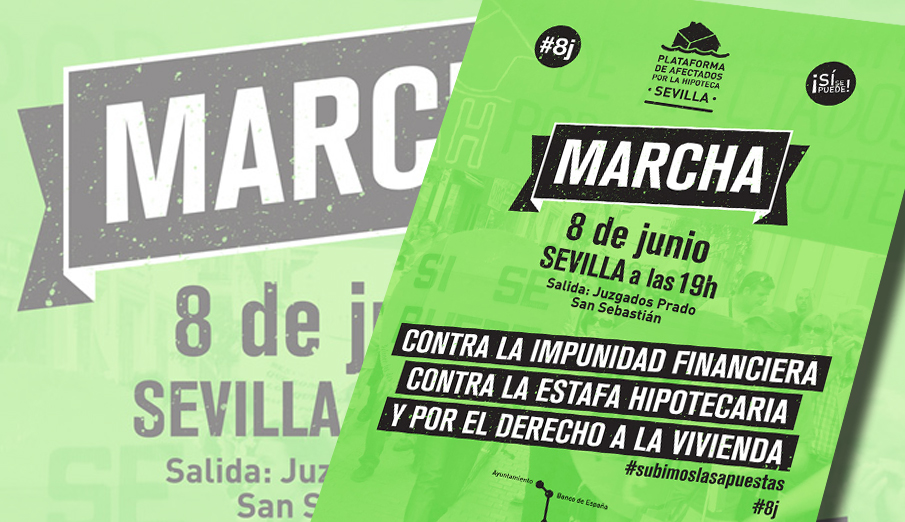 FACUA Sevilla llama a secundar la marcha por el derecho a la...