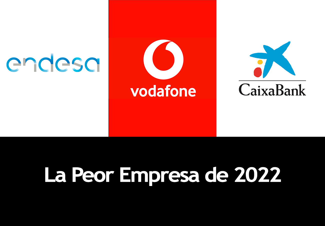 Endesa, CaixaBank y Vodafone, nominadas en la 13ª edición de los premios a La Peor Empresa del Año