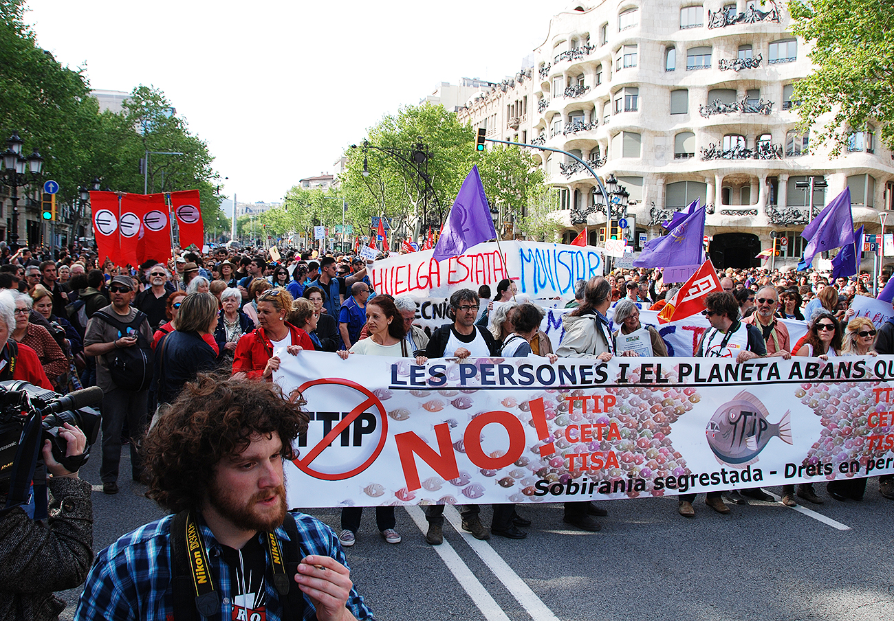 FACUA rechaza el TTIP por pretender eliminar la protección de los consumidores y derechos ciudadanos