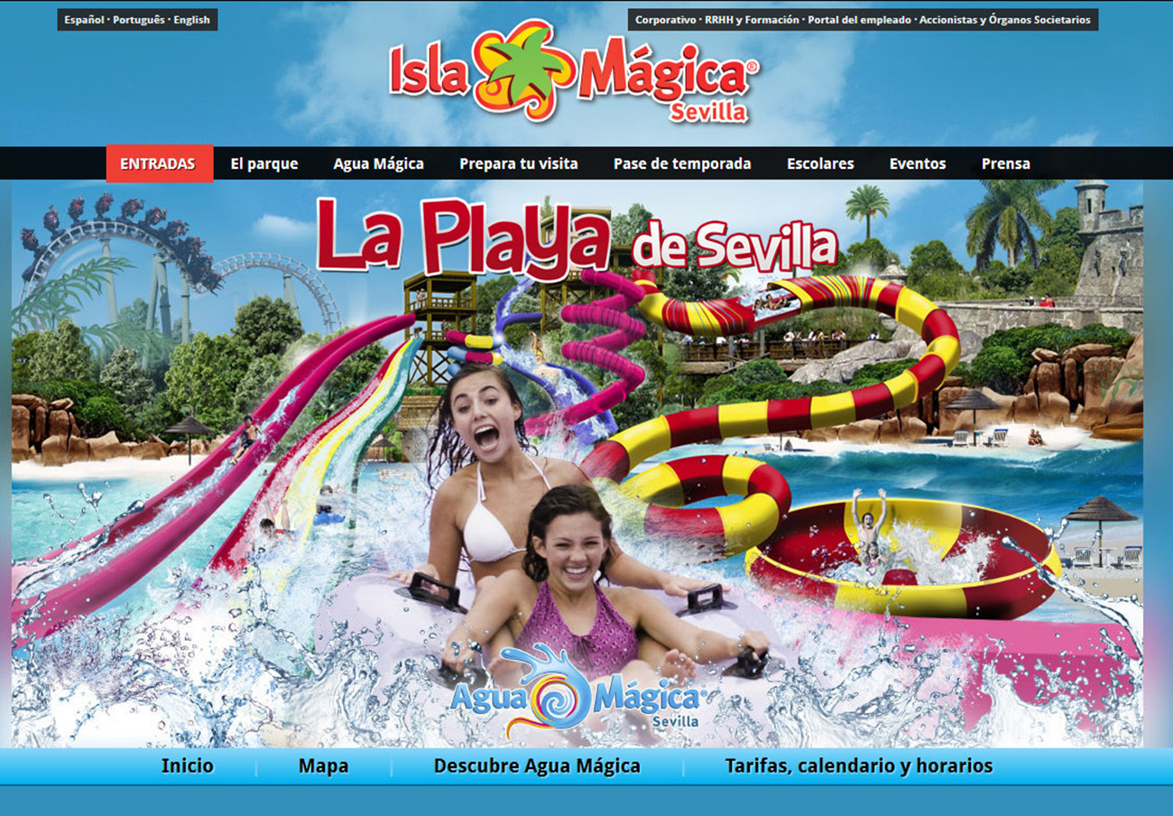 Tras ser multada, la publicidad de Isla Mágica falsea de nuevo las atracciones de su parque acuático Tras ser multada, la publicidad de Isla Mágica falsea de nuevo las atracciones de su parque acuático