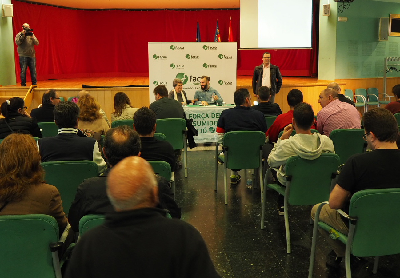 FACUA Comunidad Valenciana ofrece una charla sobre cláusulas suelo en
