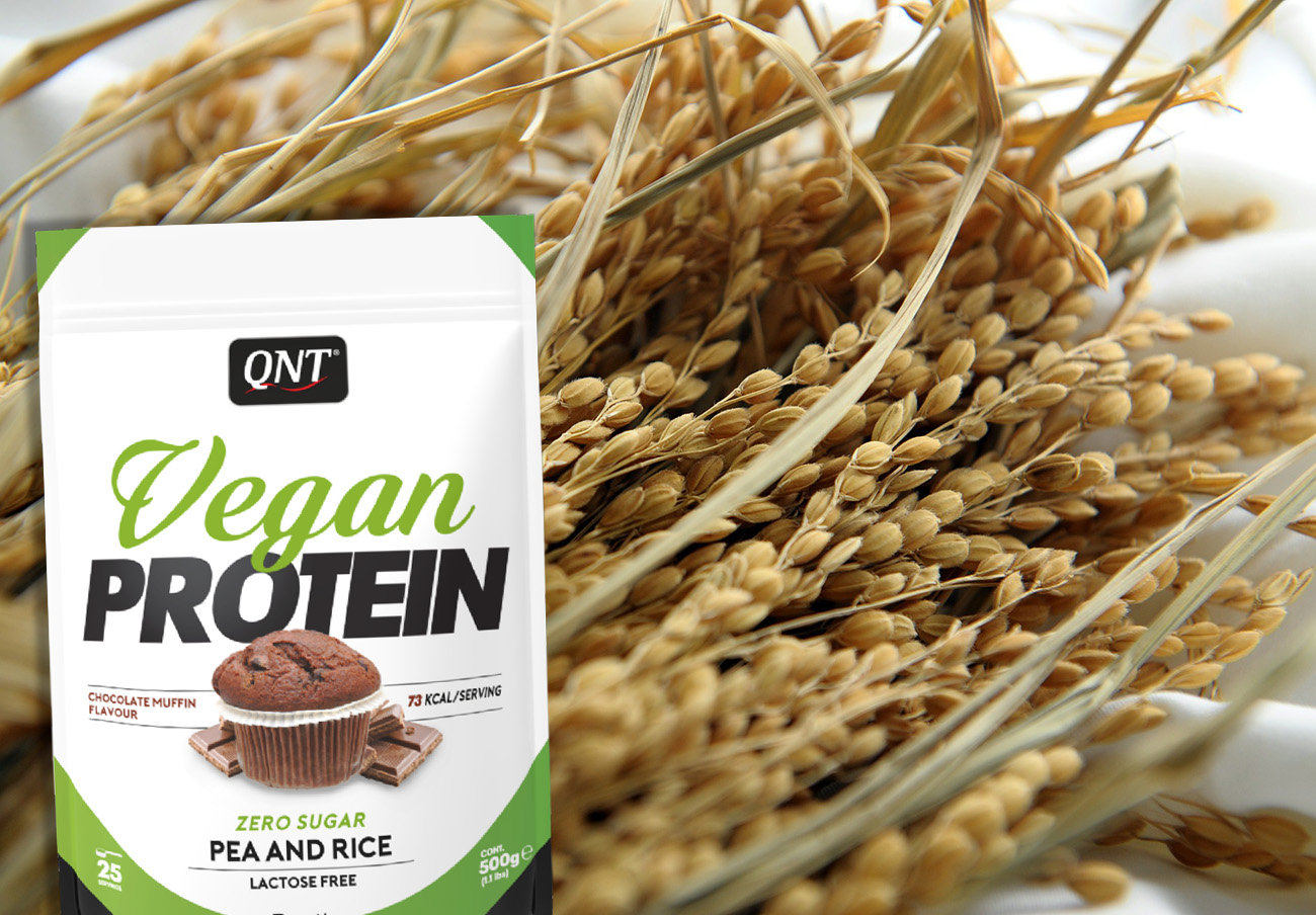 Detectan proteína de leche no declarada en el envase de 500 gramos de proteína vegana de la marca QNT