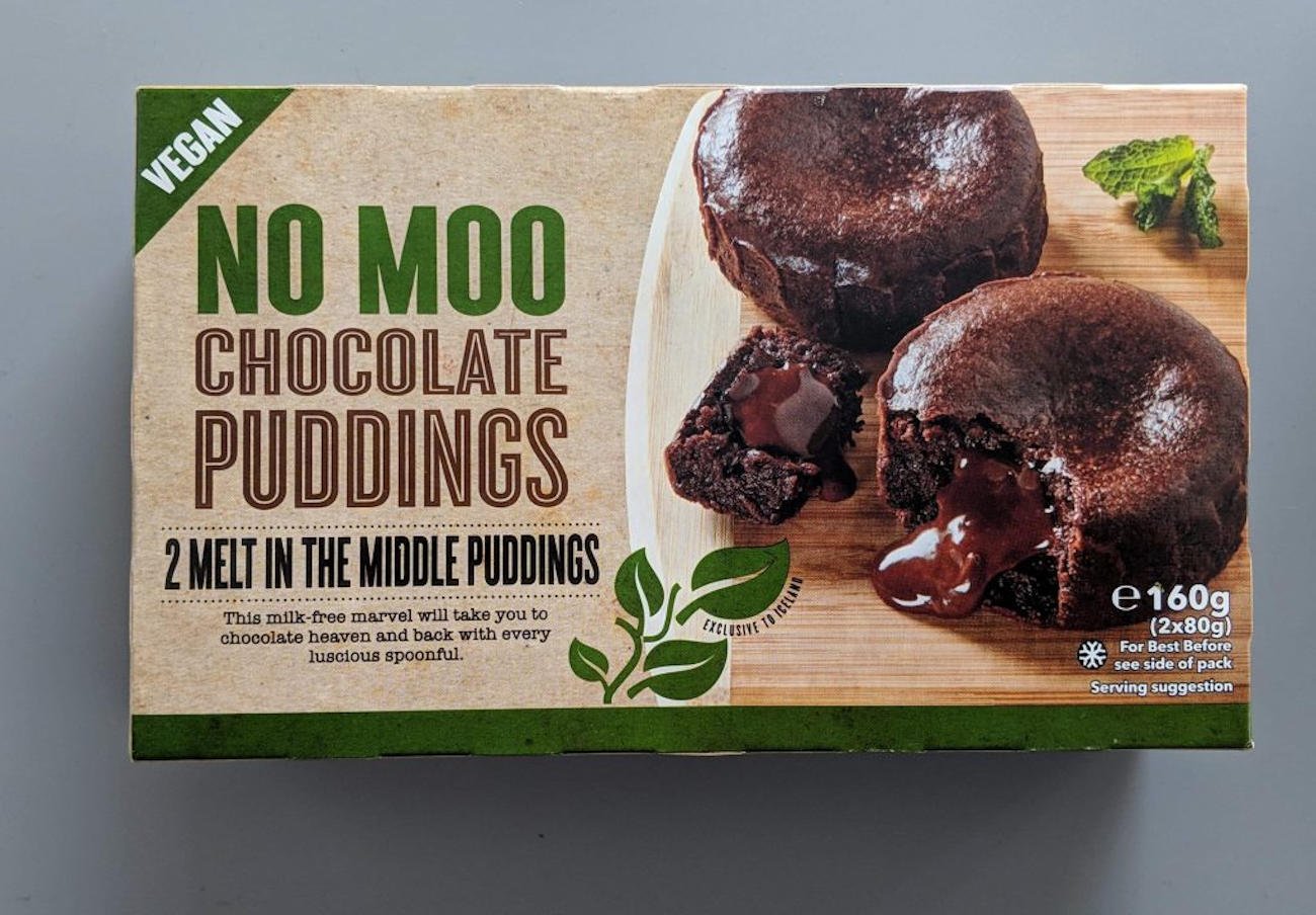 Alerta por la presencia de leche no declarada en pudin de chocolate marca No Moo