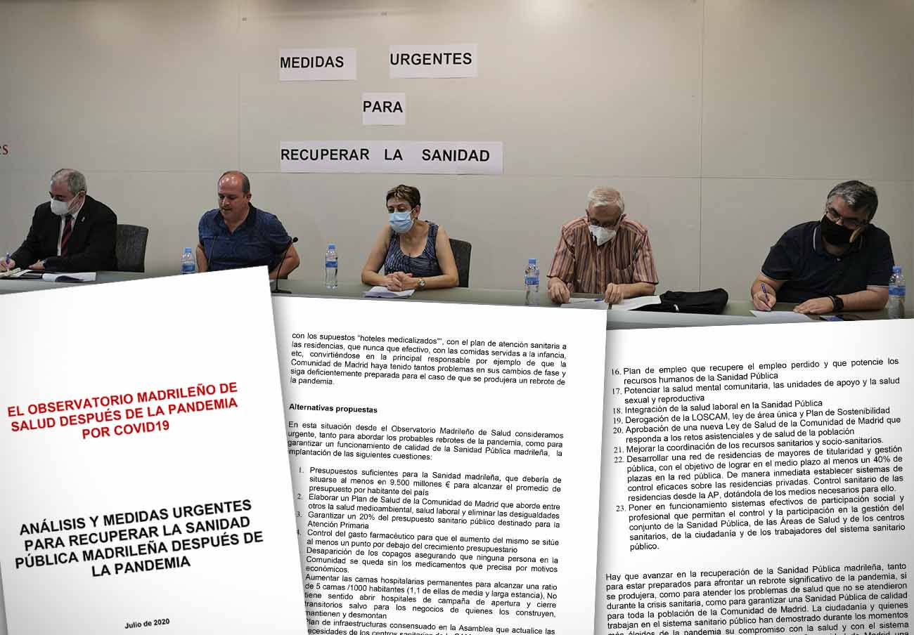 FACUA Madrid participa en la presentación del Informe Madrileño de la Salud