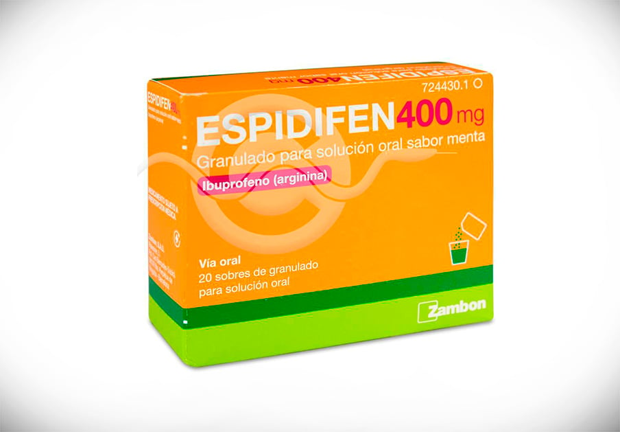 Sanidad ordena la retirada de un lote de Espidifen 400 mg en sobres por contener un objeto metálico