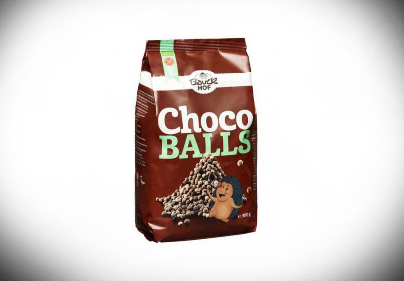Consumo alerta de la presencia de leche no declarada en bolas de cereales Choco Balls marca Bauck Hof