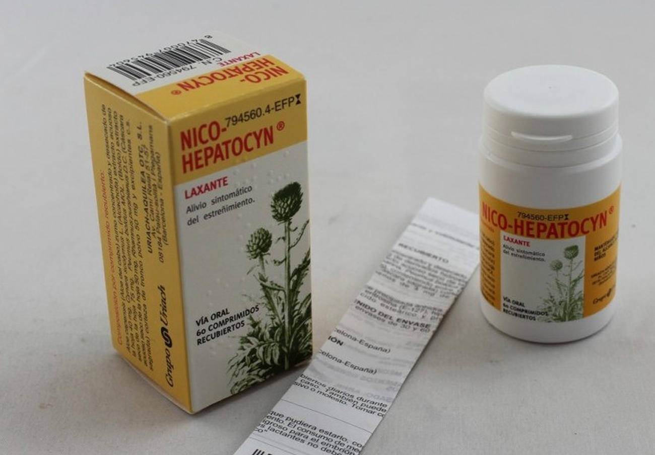Sanidad ordena la retirada de 18 lotes del medicamento para el estreñimiento ocasional Nico-hepatocyn