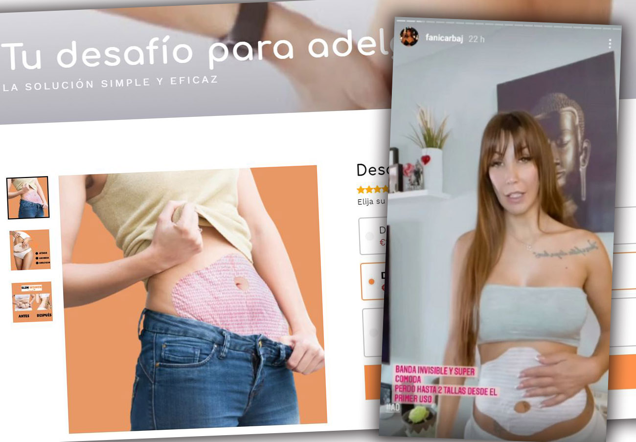 "En 10 días he perdido 6 kilos": FACUA denuncia a Fani Carbajo y Slimwomen por publicidad fraudulenta