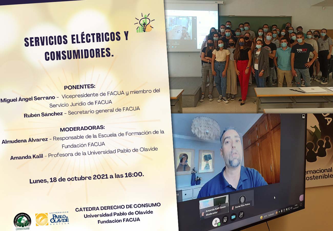 La Fundación FACUA y la UPO celebran un seminario sobre servicios eléctricos y consumidores