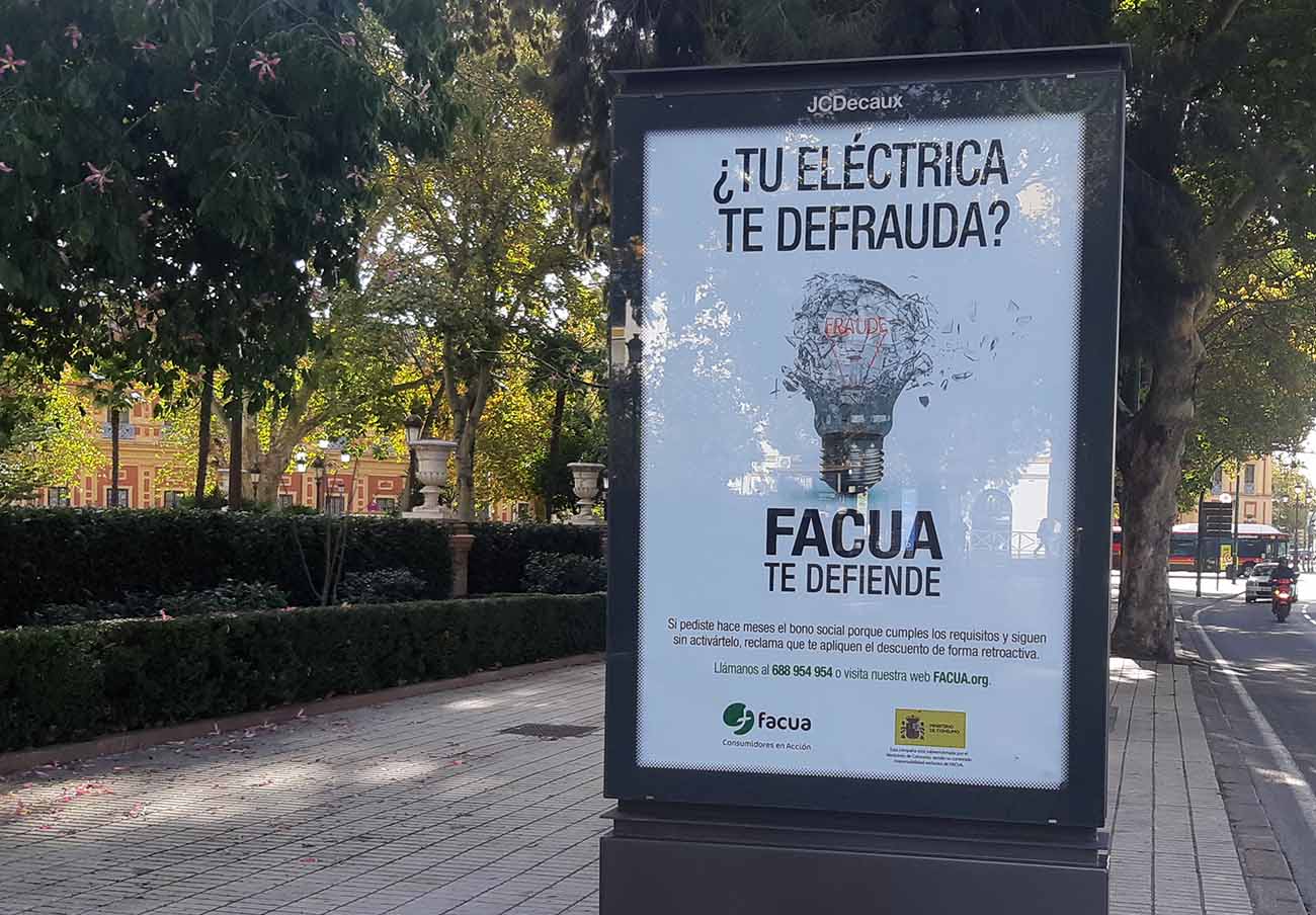 FACUA lanza una campaña en las calles de 16 ciudades contra los abusos del sector energético
