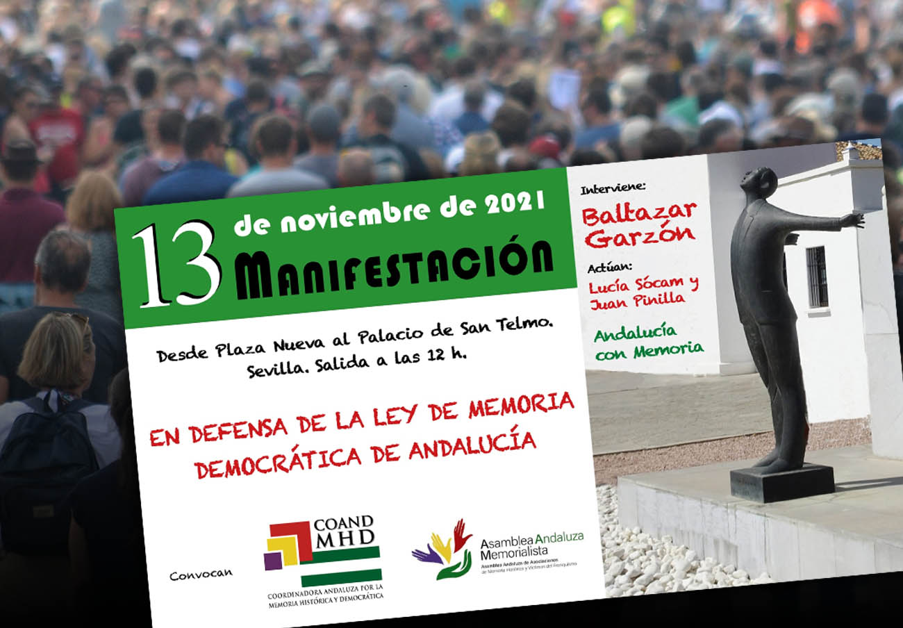 FACUA Andalucía apoya la manifestación por la Memoria Histórica de este 13 de noviembre