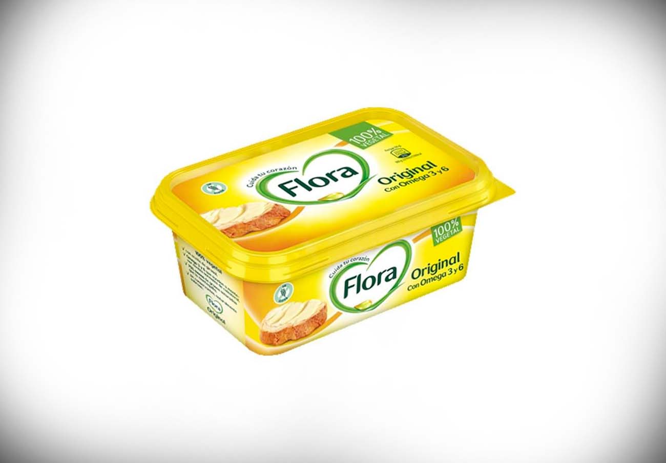 Alertan de la presencia de leche no declarada en el etiquetado de margarina de la marca Flora