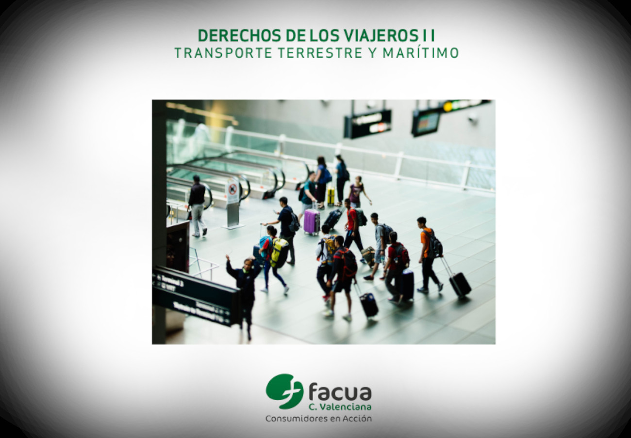 FACUA Comunidad Valenciana edita una guía digital sobre derechos de los viajeros