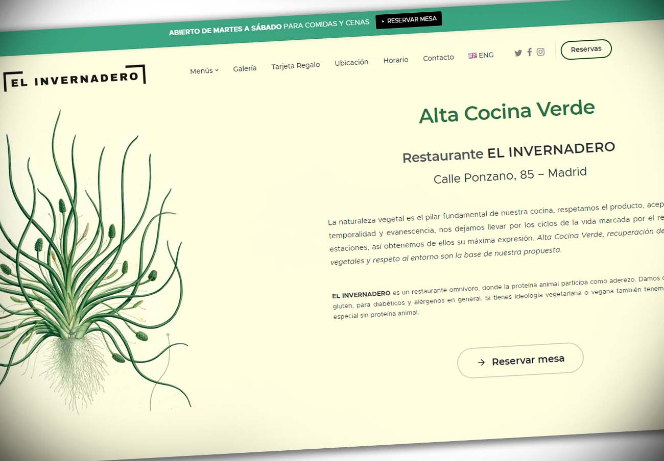 100 euros por comensal al cancelar la reserva: FACUA denuncia al restaurante madrileño El Invernadero
