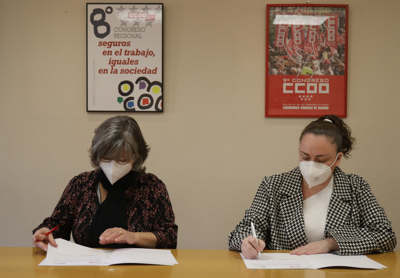 FACUA Madrid y CCOO Madrid firman un convenio de colaboración en defensa de los consumidores madrileños