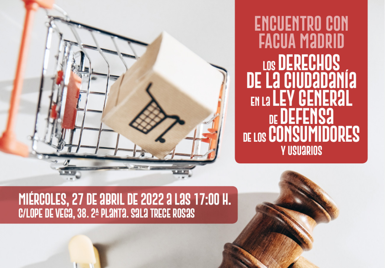 FACUA Madrid celebra un encuentro formativo sobre la Ley General de Defensa de los Consumidores