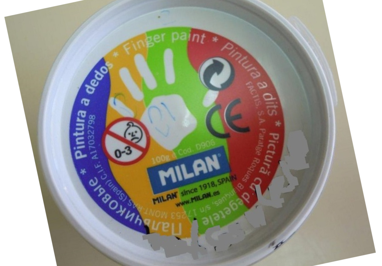 Retirada del mercado una pintura de dedos para niños de la marca Milan por riesgo de intoxicación