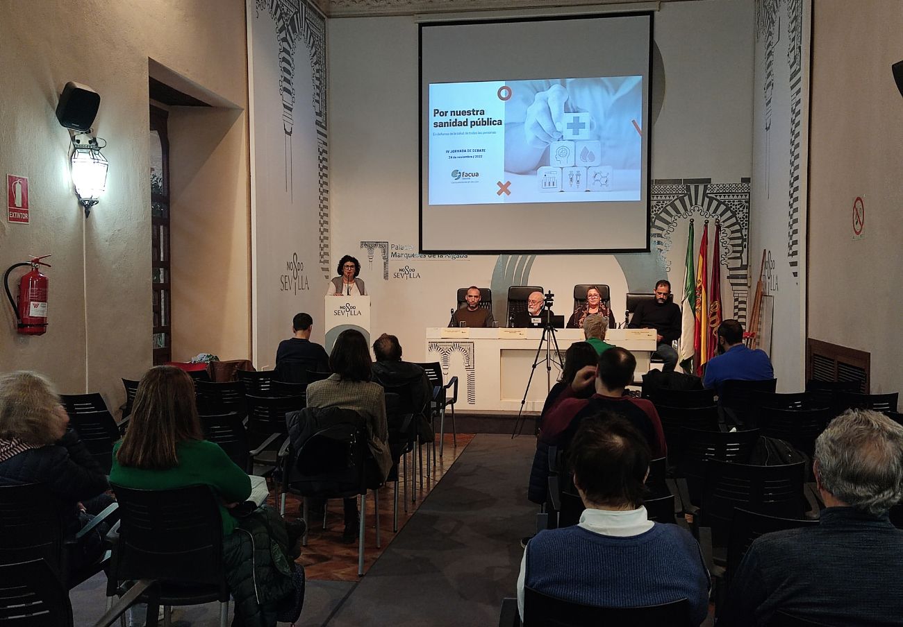 FACUA Sevilla organiza un debate en defensa de la sanidad pública