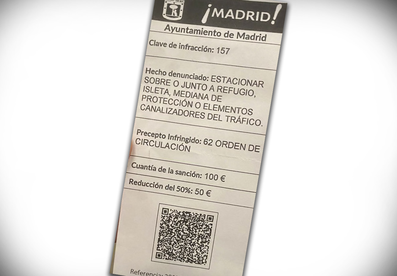 La Policía Municipal de Madrid investiga la aparición de falsas multas de tráfico en algunos vehículos
