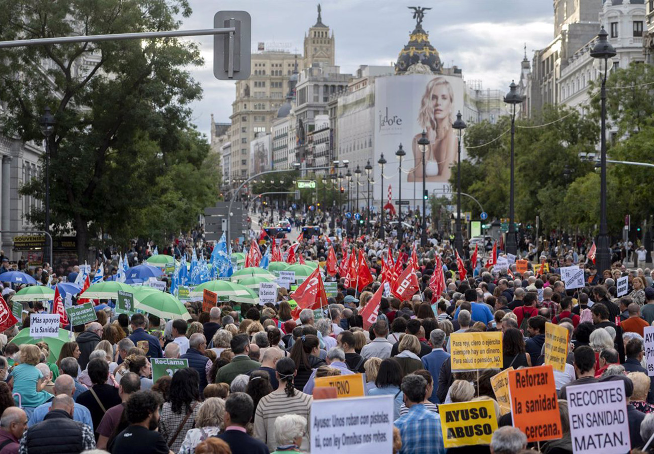 FACUA Madrid apoya la manifestación por la sanidad pública del próximo 12 de febrero