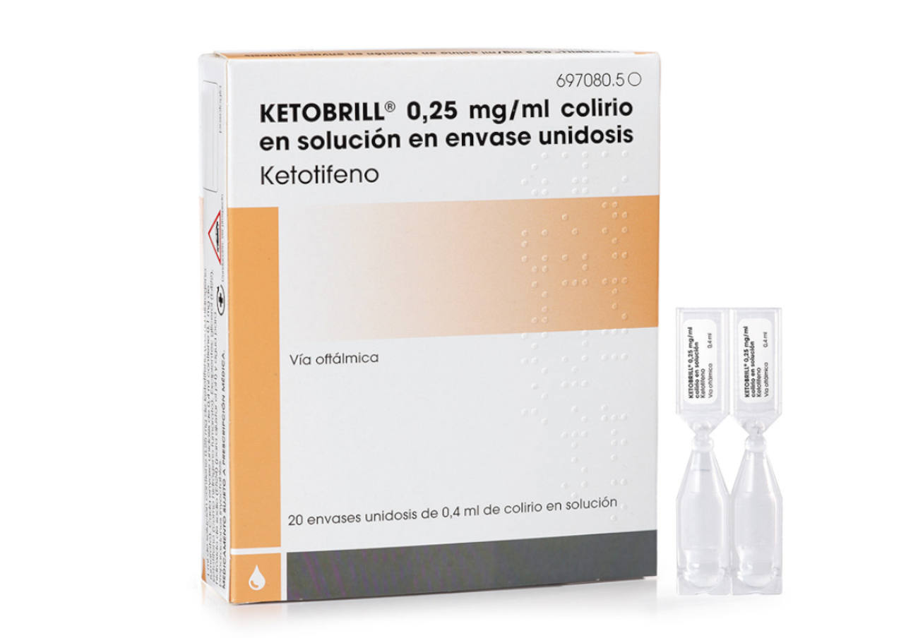 Retiran tres lotes de colirio marca Ketobrill por reutilizar filtros estériles sin una validación previa
