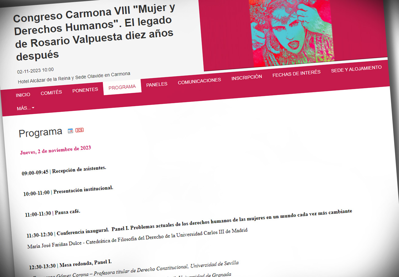 La Fundación FACUA patrocina el Congreso Carmona VIII: Mujer y Derechos Humanos