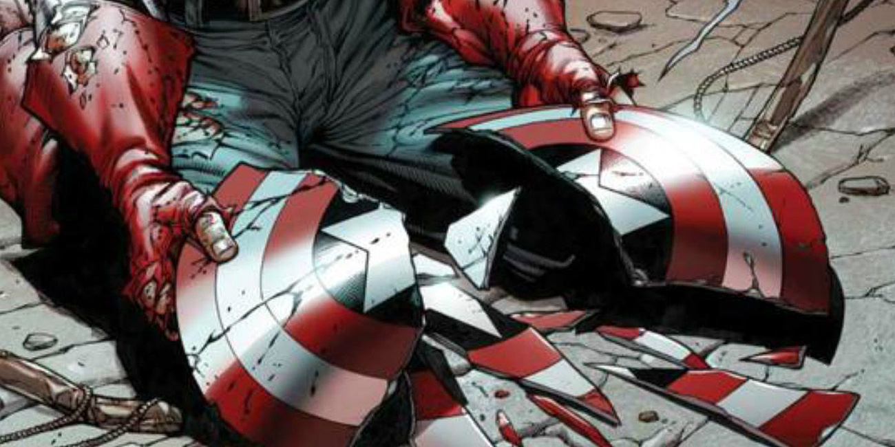 La garantía del escudo del Capitán América no cubre los martillazos de Thor. | Imagen: Marvel.